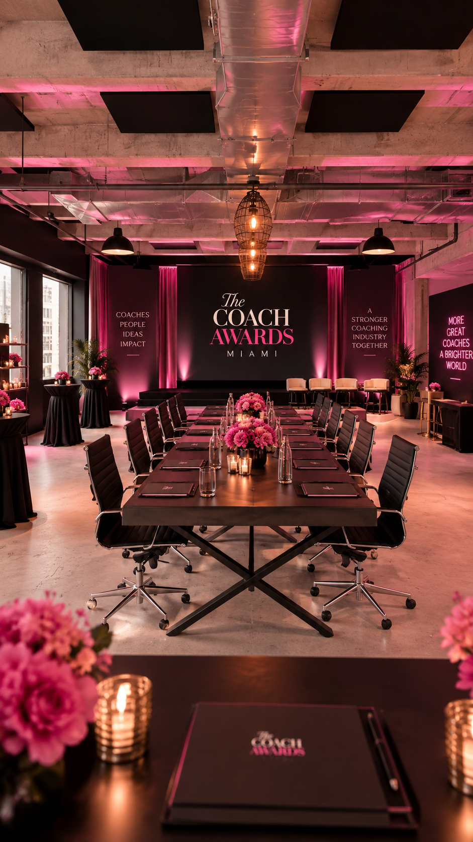 An elevated dinner and networking experience at The Coach Awards